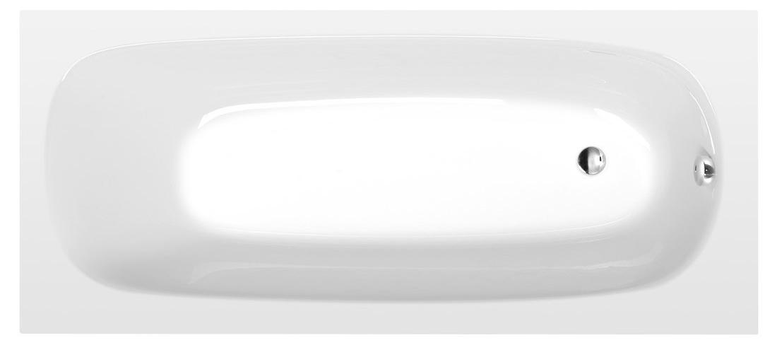 EBRO Rechteckwanne 170x75x39cm, weiß