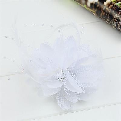 feder braut haarnadel headwear hochzeit tanz haarschmuck kopf blume handgelenk tragen blume diy kopf blume