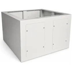 Dsit Sockel für 19” Outdoor Serverschränke – (BxTxH) 600x600x400mm, Serverschrank Zubehör, Schwarz
