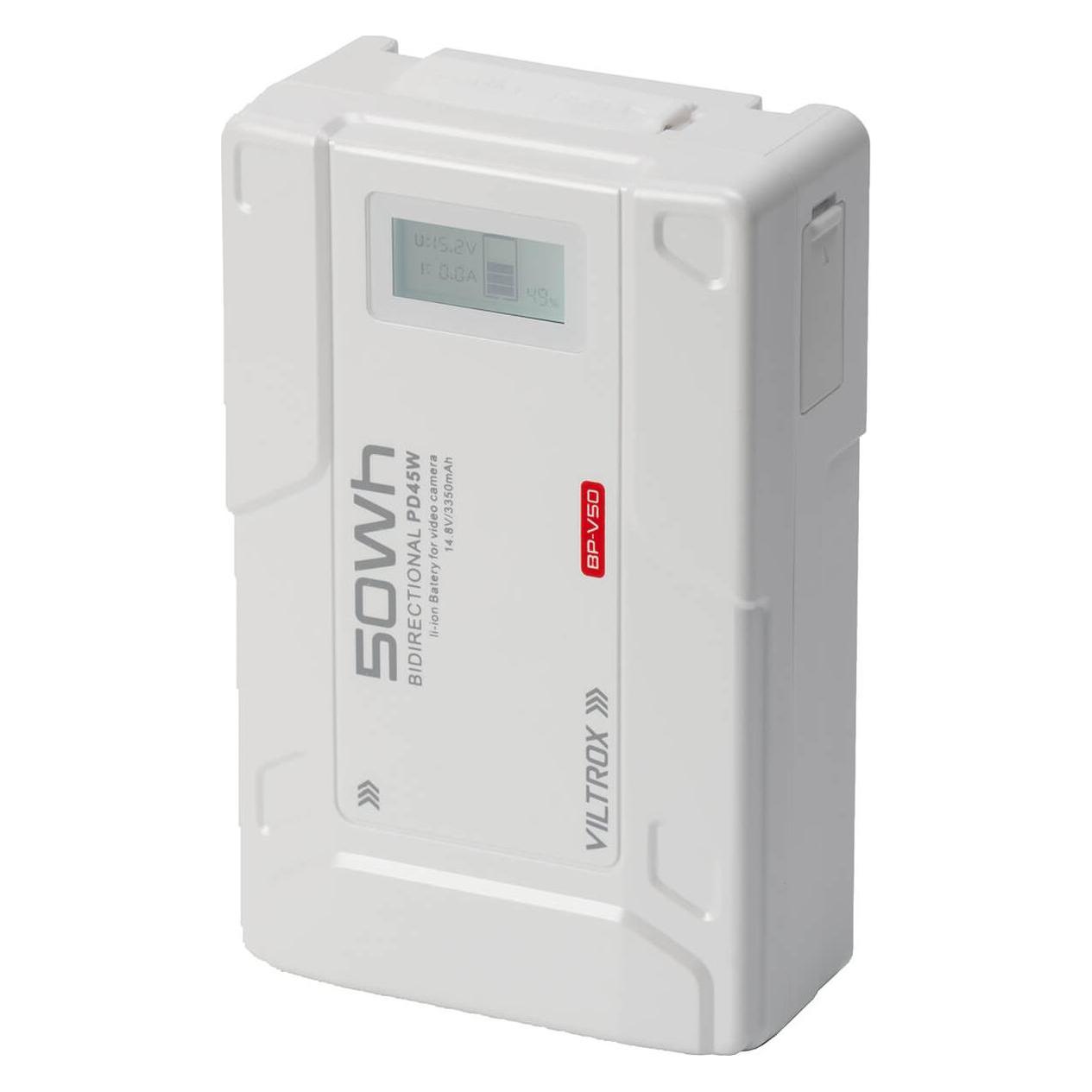 Viltrox BP V50 3350Mah V Mount Lithium Batterij (Kamera Akku) (NP-W235)