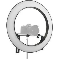 Falcon Eyes Wi-Fi Bi-Color LED Ringlampe Dimmbar DVR-160TW (Ringlicht), Dauerlicht, Schwarz