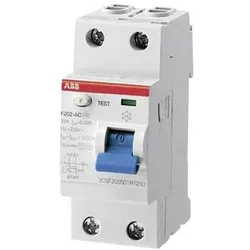ABB, Schutzschalter, FI Schutzschalter Fehlerstrom (FI) 2 polig 40 A 0,03