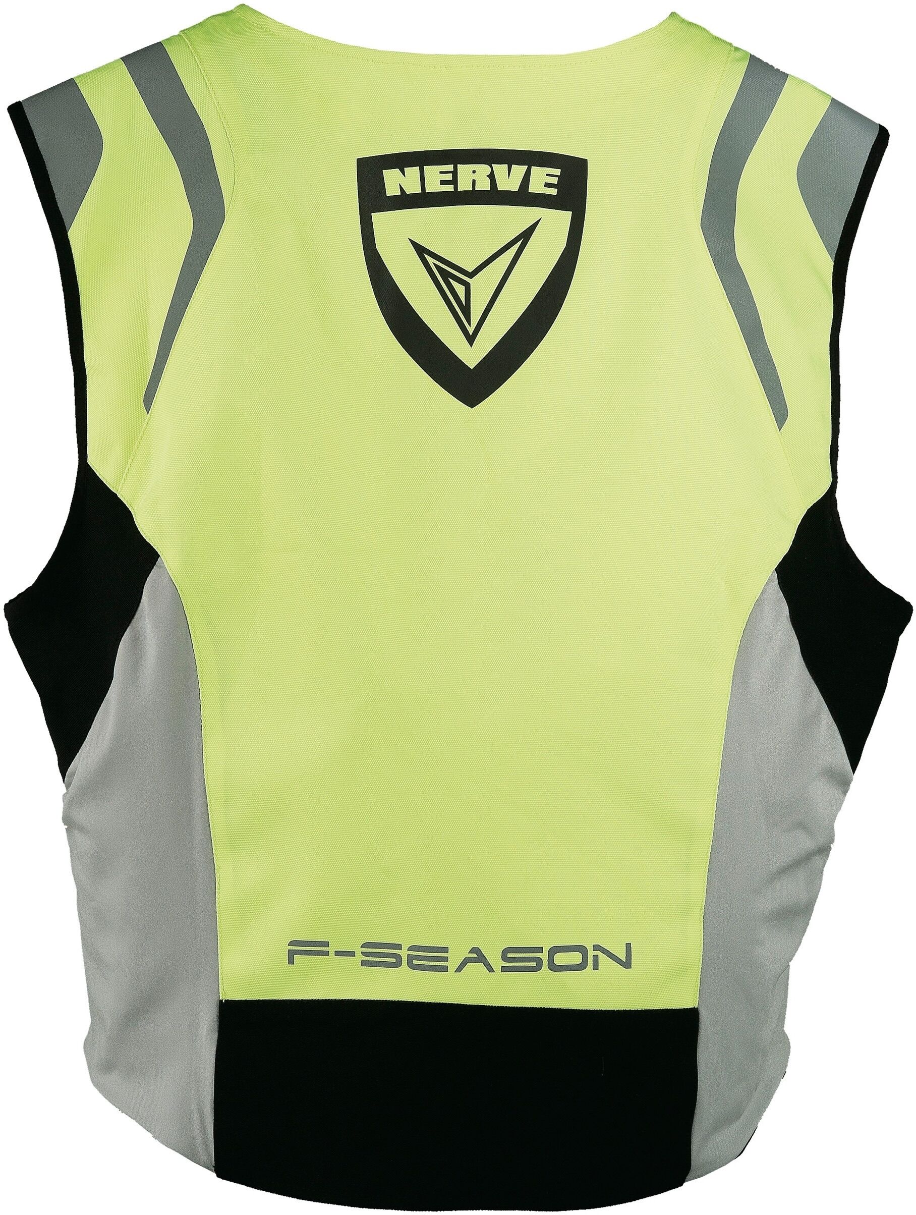 Warnweste NERVE "Union Star WW" Gr. XS, grün (limette), Westen, Damen, XS, Obermaterial: 100% Polyester. Innenseite: 100% Polyester, Warnweste