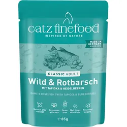 Catz Finefood CLASSIC Wild & Rotbarsch 16x85 g