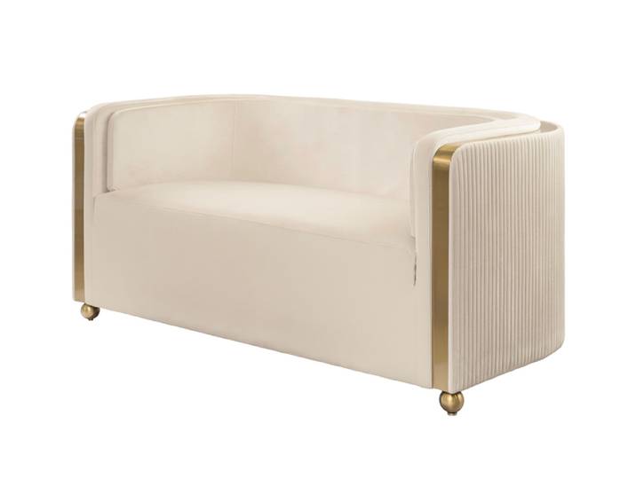 Ozman 2-Sitzer Sofa – Kreideweiß
