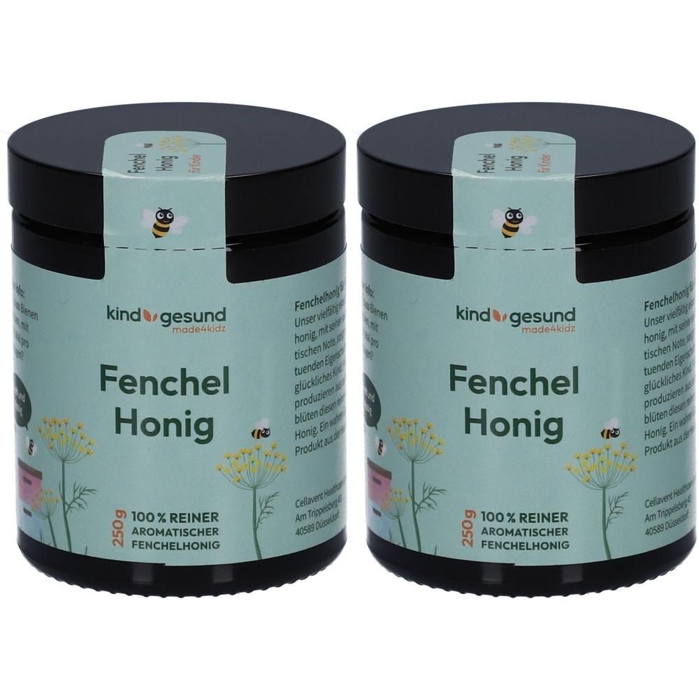 Kindgesund Fenchel Honig Kinder Sirup 2x 2x250 g