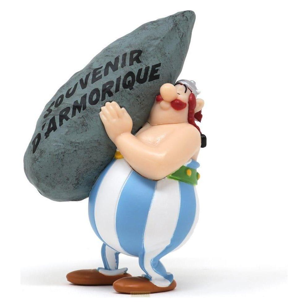 Plastoy Obelix mit Menhir und Text (PLT60308)
