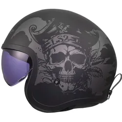LS2, Motorradhelm, OF599 SPITFIRE II WILLY Jethelm (M, 57 - 58 cm)
