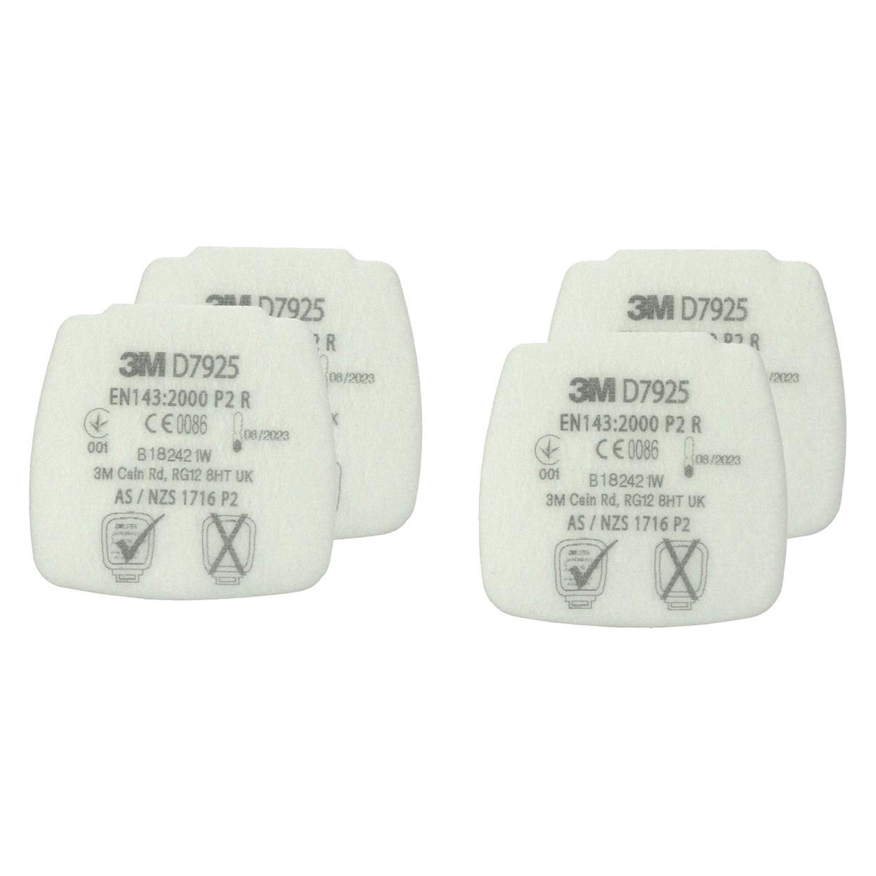 3M Partikel-Einlegefilter Secure Click (Atemschutzmaske Ersatzfilter) (7100197286)