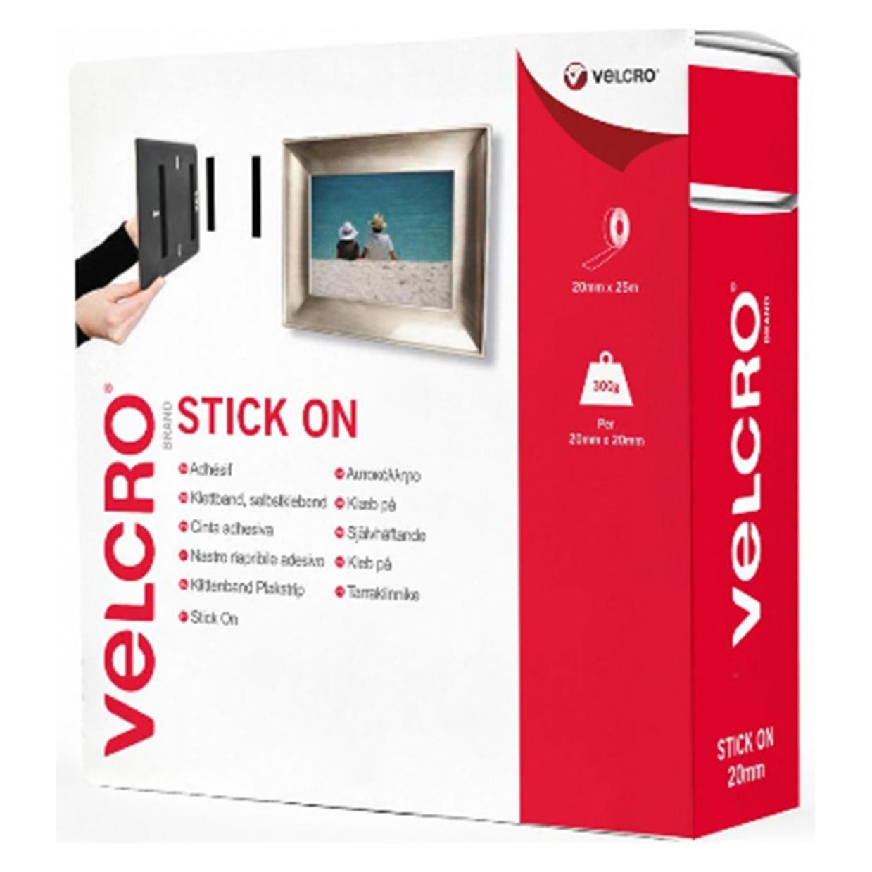 Velcro brand Klettband zum Aufkleben Haft- (20 mm, 0.30 kg) (VEL-EC60355)