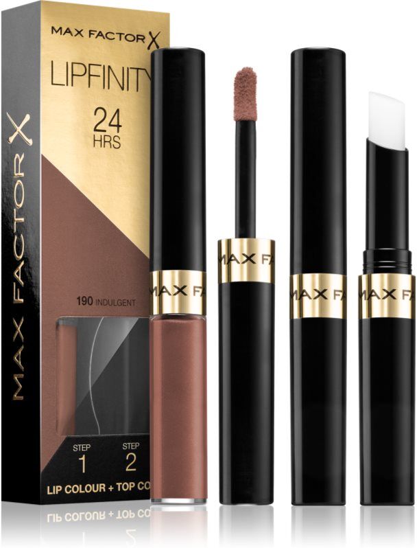 Max Factor Lipfinity Lip Colour Langtidsholdbar læbestift Med balsam Skygge 190 Indulgent