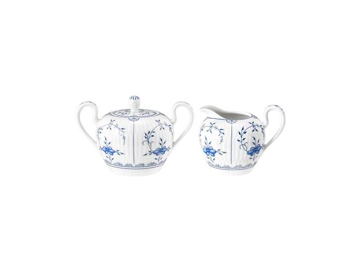 Seltmann Weiden Milch- & Zucker-Set Amina Strohblume blau-weiß 2-tlg., Blau, Weiß, Keramik, Rund, 2 cm, Küchenzubehör, Vorratsbehälter, Zuckerdosen