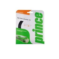 Tennissaite - Prince SYNTHETIC GUT 16 DF  -schwarz