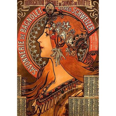 Notizbuch schön gestaltet mit Leseband - A5 Hardcover blanko - Jugendstil - 100 Seiten 90g/m, Gebundene Ausgabe von Notizbuch A5,Notebook A5, Liwi