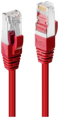 LINDY 45625 RJ45 Patchkabel CAT 6 S/STP 5.00m Rot 1St.
