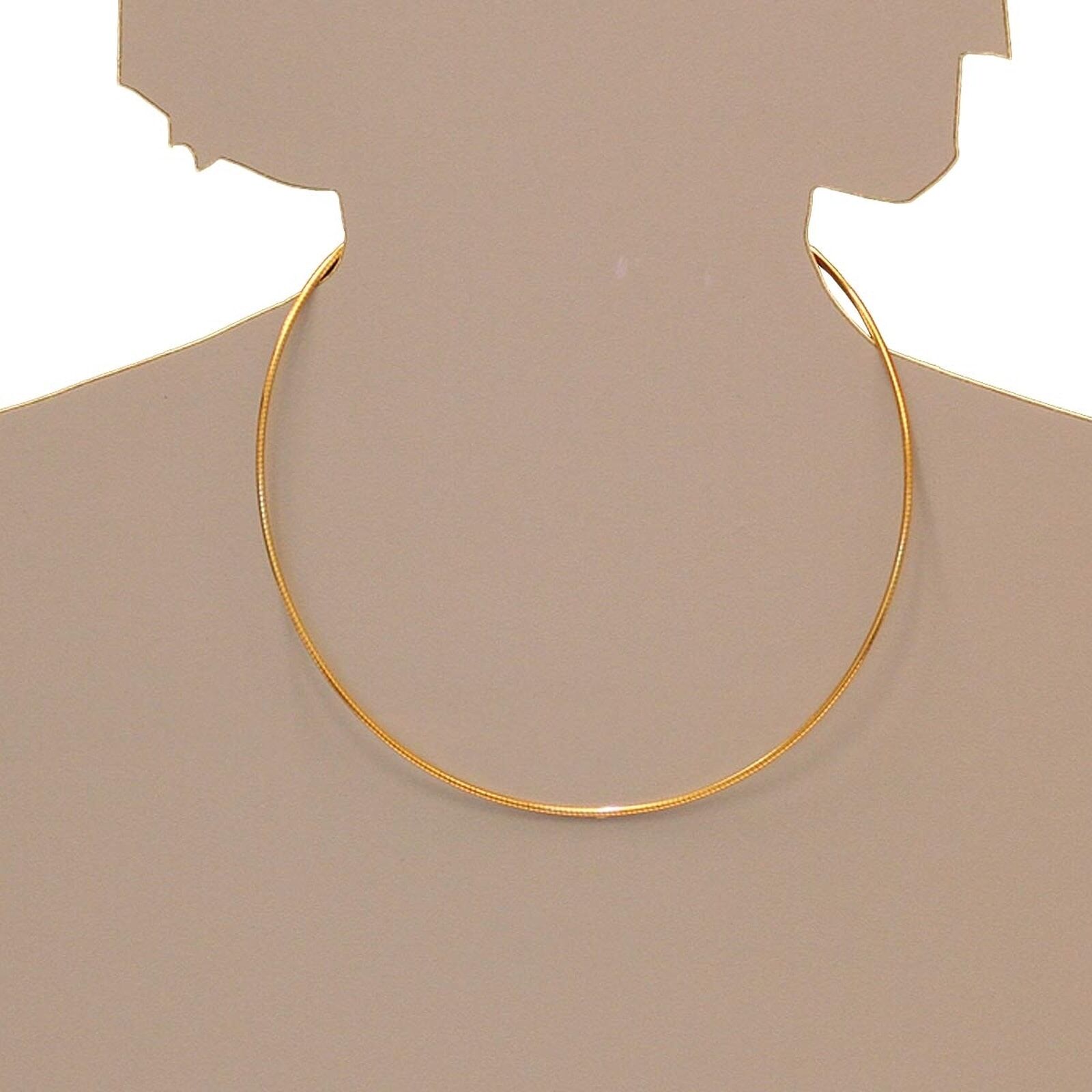 Halsreif OSTSEE-SCHMUCK "Ostsee-Schmuck Halsreif Omega 1,9 mm Halsreif Omega 1,9 mm" Gr. 45, gold (weiß, neutral), Halsketten, Damen, 45cm, Silber 925 (Sterlingsilber), L: 42, Halsreif