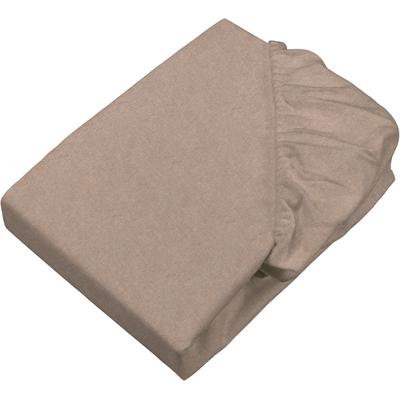 Bettlaken SETEX "Feinbiber Melange Spannbetttuch", beige, B:90cm L:200cm, Feinbiber, Obermaterial: 90% Baumwolle, 10% Polyester, Bettlaken, Spannbettlaken, Melange-Effekt: Tiefe, Lebendigkeit, interessante Optik für das Auge