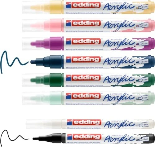 edding nordic Acrylstifte-Set farbsortiert 1 Set
