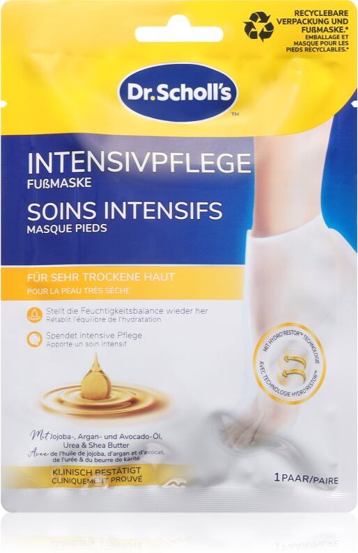 Scholl Pedimask™ Urea masque intense pieds 1 une paire de