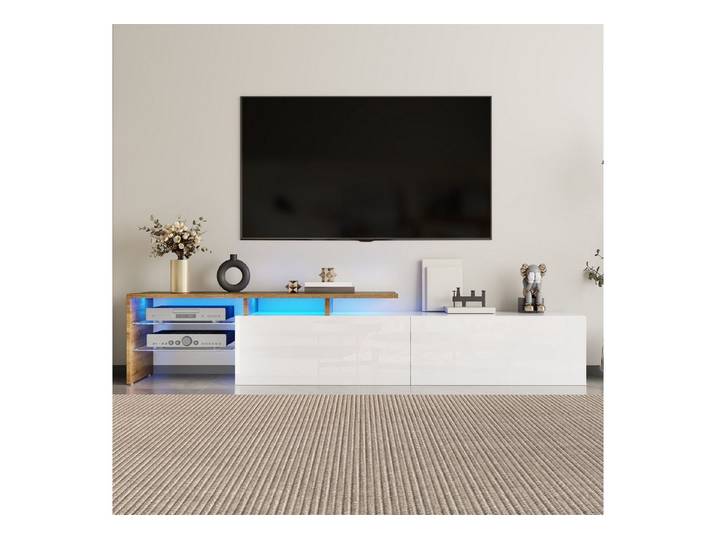 Fine Life Pro TV-Schrank Lowboard / TV‑Schrank / TV‑Lowboard mit LED‑Beleuchtung