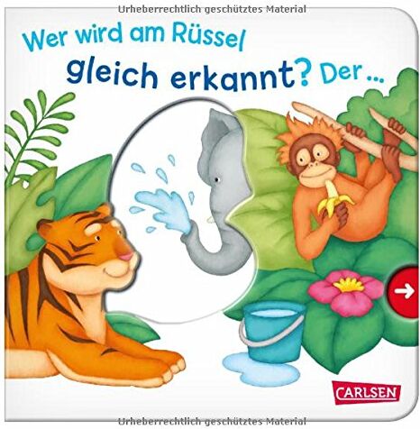 Sandra Grimm - Wer wird am Rüssel gleich erkannt? Der ... Elefant!: Mein erster Reime-Bilder-Spaß mit Schieber: Zootiere - Preis vom 10.10.2026 11:48:34 h