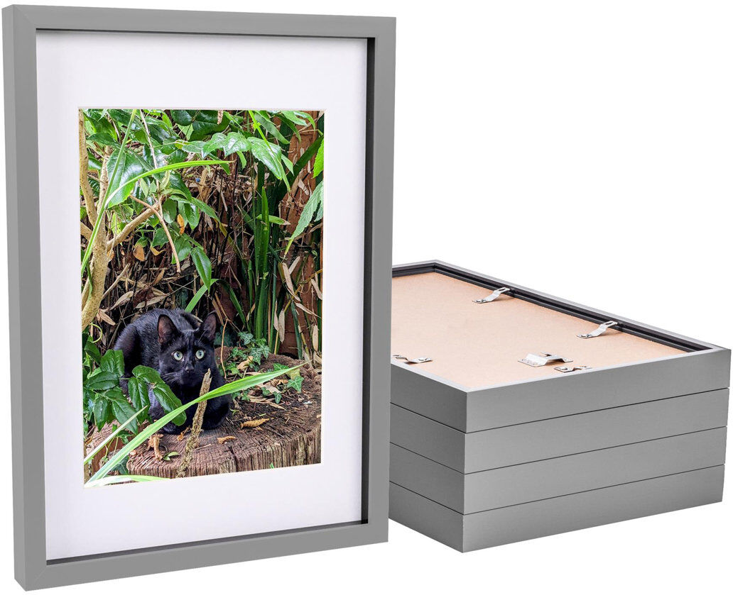 Nicola Spring 12" x 17" Plastic Box Frame Black 12" x 17"
