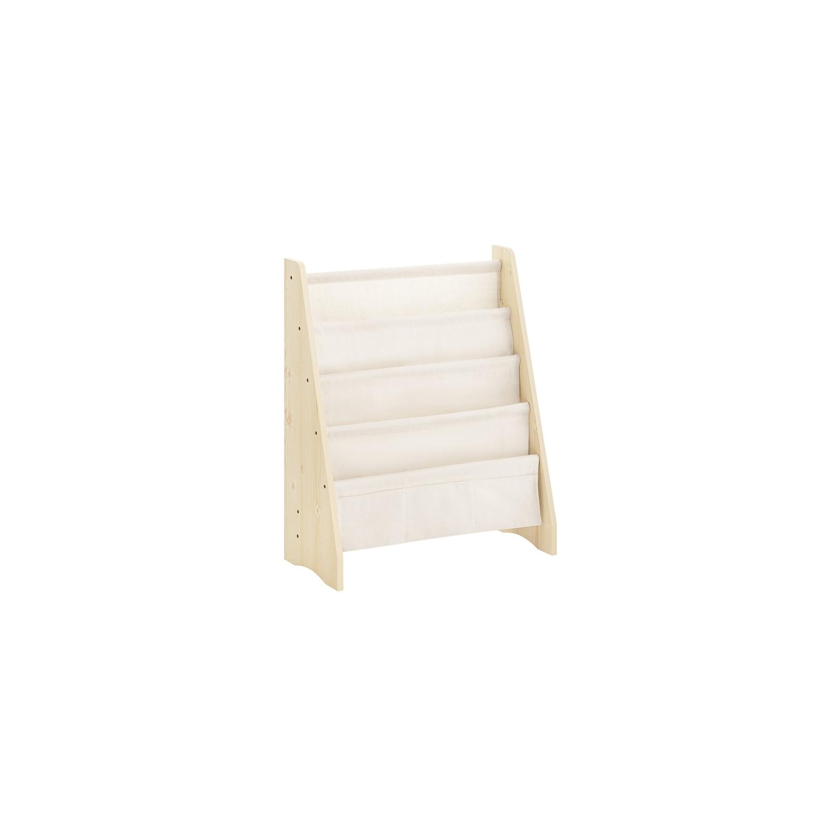 SoBuy Kinderregal mit 4 Fächern Holzfarbe 63x28x76cm Funktional
