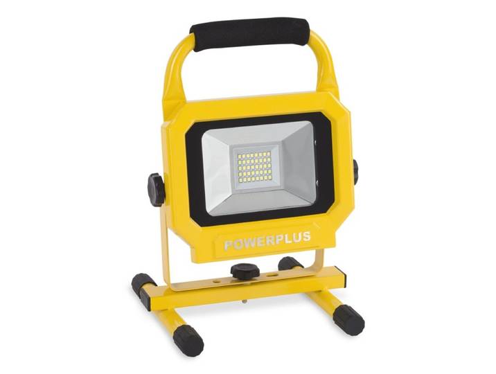 Projecteur À Led Sur Cadre Rechargeable 20 W - Powerplus