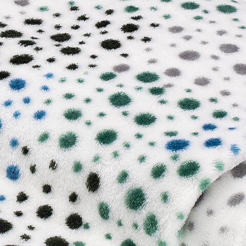 Wellness-Fleece "Punkte", grün-color