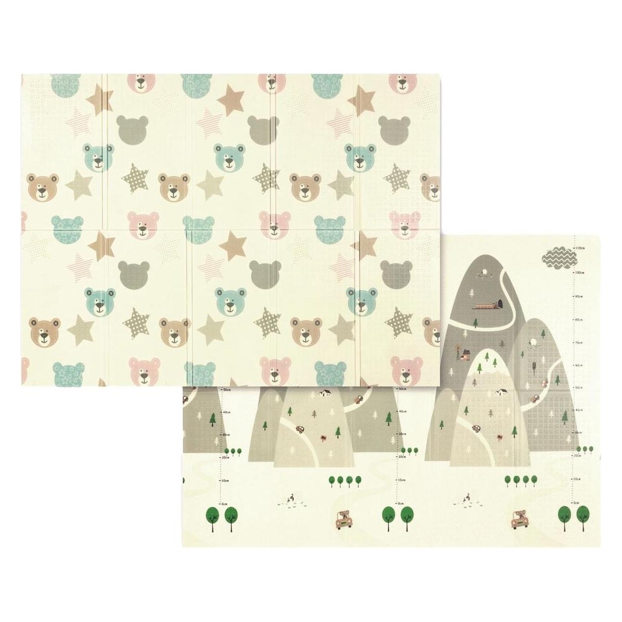 Babyono Pädagogische umkehrbare Spielmatte (ONO-77802)