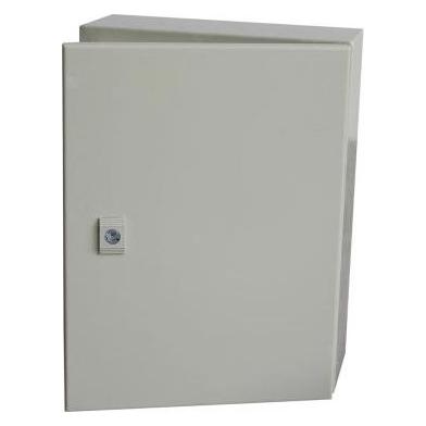 RS PRO Stahl Wandgehäuse RAL 7032 IP66, HxBxT 400 mm x 400 mm x 250mm (Gehäuse) (1896595)