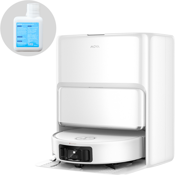 MOVA Z60 Ultra Roller autonome - Robot aspirateur et laveur de sols - Station automatique, Puissance d'aspiration 26 000 Pa