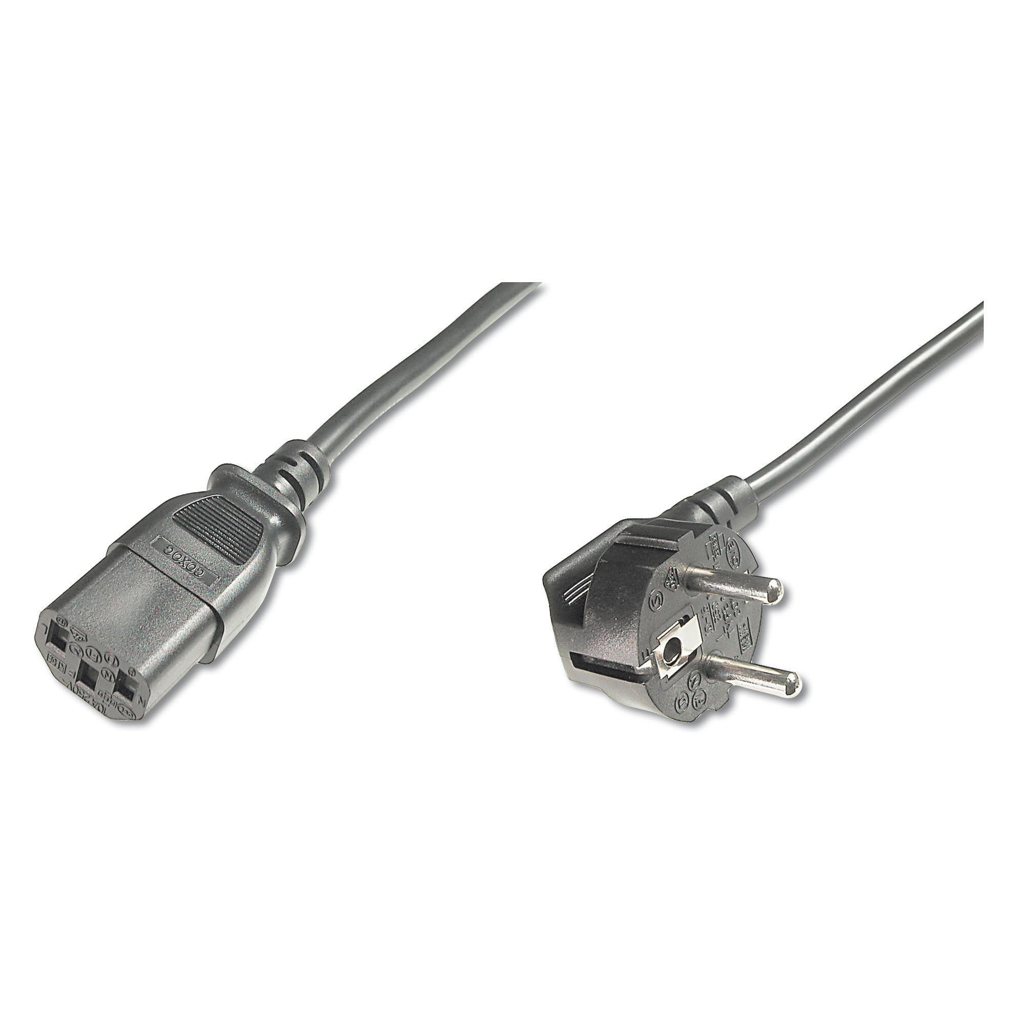 Digitus Netzanschlusskabel, 0,75m (0.75 m) (AK-440109-008-S)