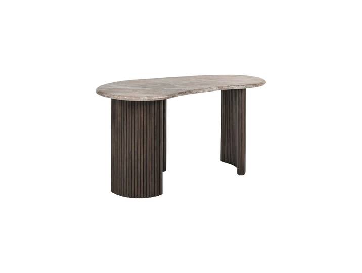 Grosser Marmor Design Schreibtisch „Rashford“ Pink Richmond Interiors