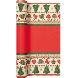 Home Fashion, TL Traditional Christmas, Tischläufer, 490 cm x 40 cm, aufgerollt, 1 Stück pro Pack