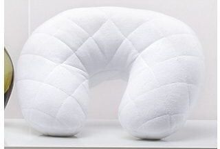 Nackenhörnchen FAN, weiss (weiß), B:45cm H:12cm L:12cm, Baumwolle, Polyester, Funktionskissen, Nackenhörnchen, effektive Stützwirkung für entspannende Momente weiß B/H/L: 45cm x 12cm x 12cm