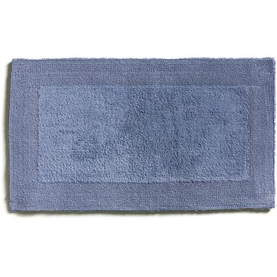 Badematte MÖVE "Loft", blau (steel blau), H:22mm, Baumwolle, Badematten, Badematte