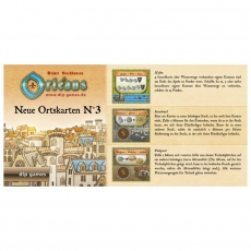 dlp-games Orléans - Neue Ortskarten Nr.3 (Mini-Erweiterung) DE & EN 292322