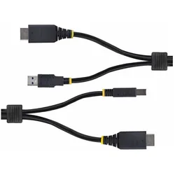 StarTech .com HU12210-KVM-CABLE, 3,1 m, USB, USB, HDMI, Schwarz, HDMI + USB 3.2 Gen 1 Type-A, KVM-Switch Kabel