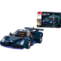 ModelBricks Dunkelblauer Sportwagen, Konstruktionsspielzeug