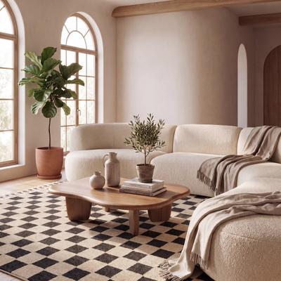 Nuloom Kaelisse Checkered Modern Indoor Area Rug