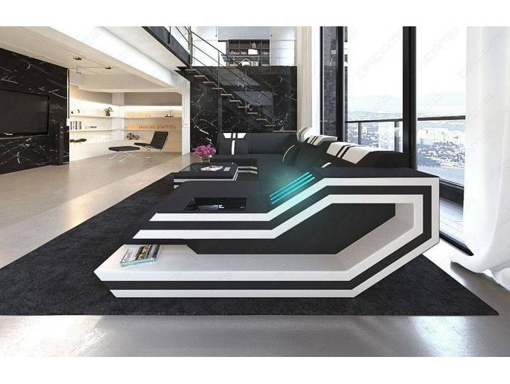 Couchlandschaft Ravenna U-Form in Stoff