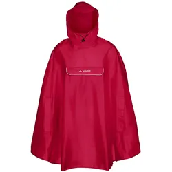 VauDe Unisex Valdipino Radfahr-Poncho - XL - red uni