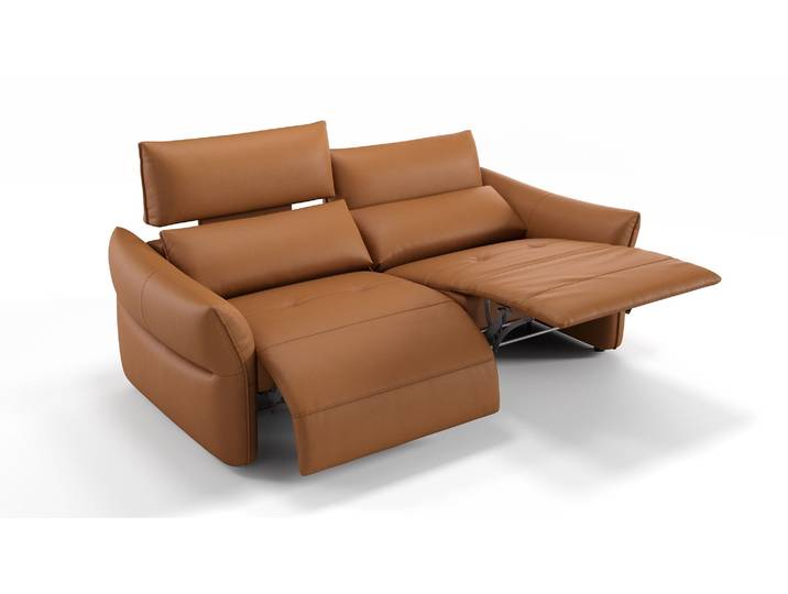 Leder Sofa PERUGIA 3-Sitzer Relaxcouch Luxus Polstergarnitur