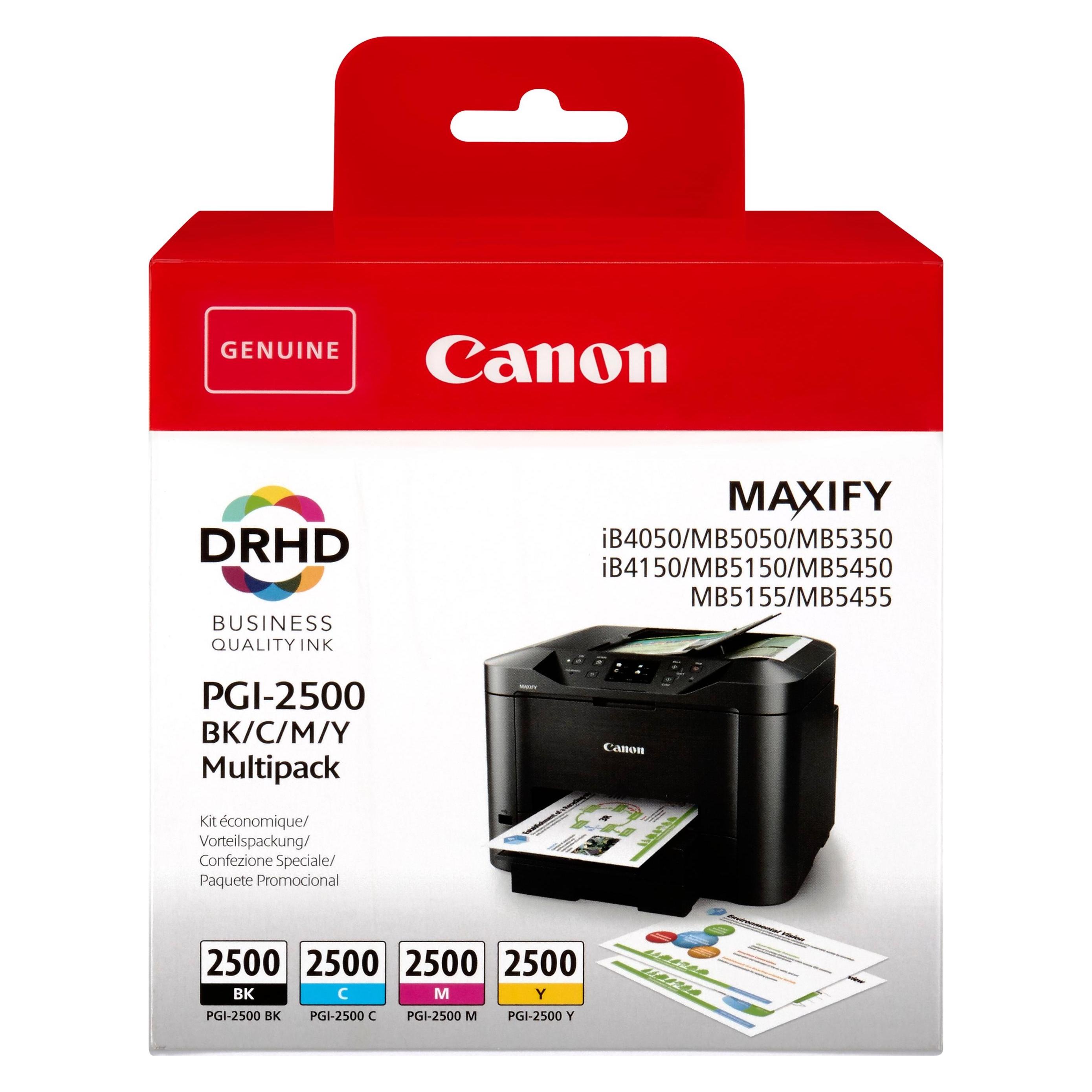 Canon PGI-2500 Multipack (BK, C, M, Y) (9290B004)
