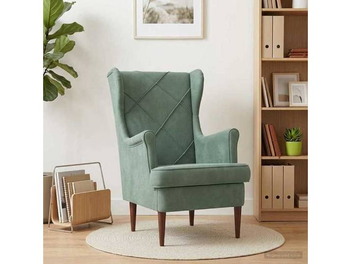 fauteuil Vert Mer Velours 42029905