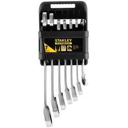 STANLEY FATMAX Schraubenschlüssel Set mit Ratsche, 7-teilig - FMMT82848-0