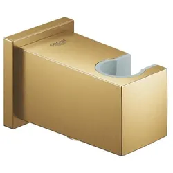 GROHE Euphoria Cube Wandanschlussbogen mit Duschhalter Gebürstetes Cool Sunrise 26370GN0