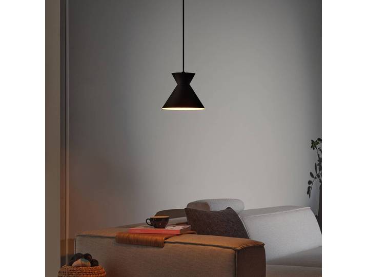 OSRAM Hängelampe Decor Waist, dimmbar, schwarz, für Wohn- / Esszimmer, Metall, Modern, Pendelleuchte
