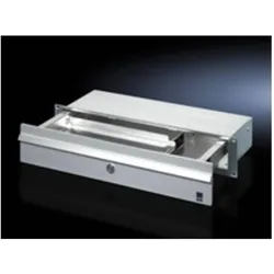 Rittal CP Rack-Tastaturschublade, Serverschrank Zubehör, Grau